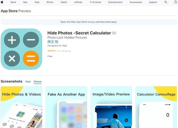 Hide Photos Secret Calculator