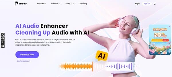 HitPaw AI Audio Cleaning