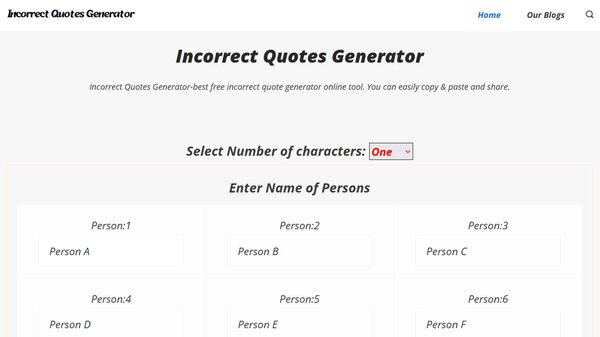 Incorrect-Quotes-Generator.com