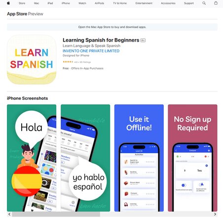 Invento Learning Spanish for Beginners