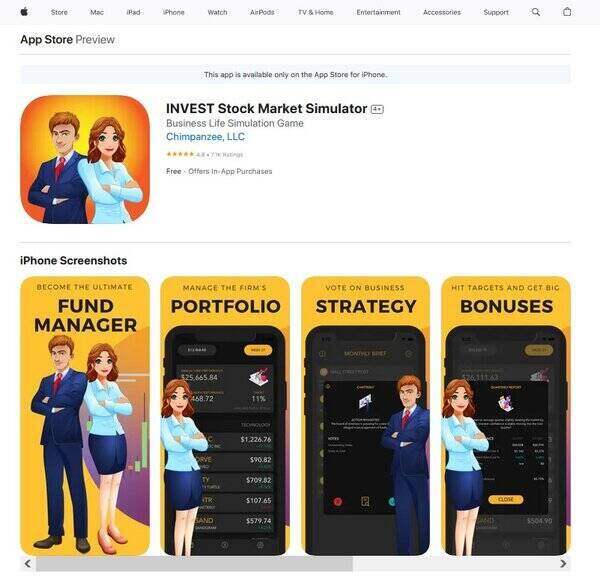 Invest Stock Market Simulator