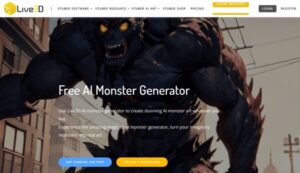 Generator Monster AI Gratis 3D Langsung