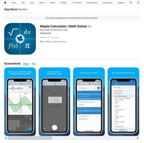 Maple Calculator