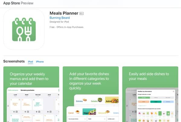 Meals Planner