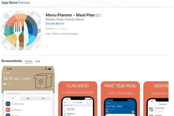 Menu Planner