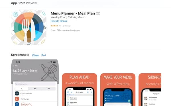 Menu Planner