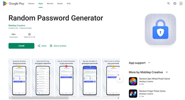 Mobilep One Time Password Generator