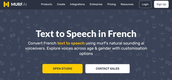Murf AI French Accent Generator