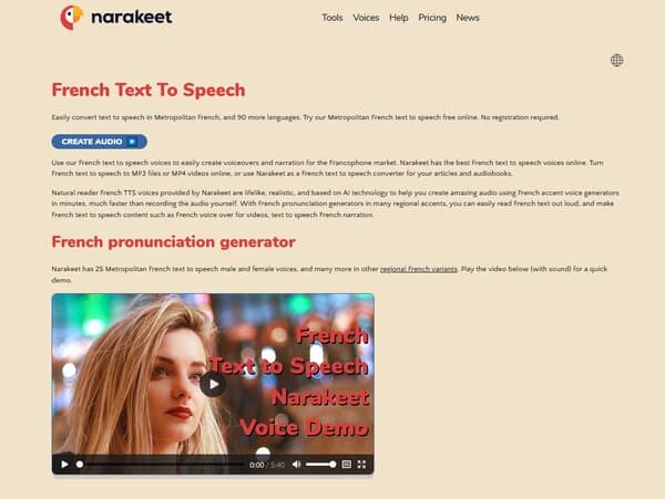 Narakeet Accent Generator