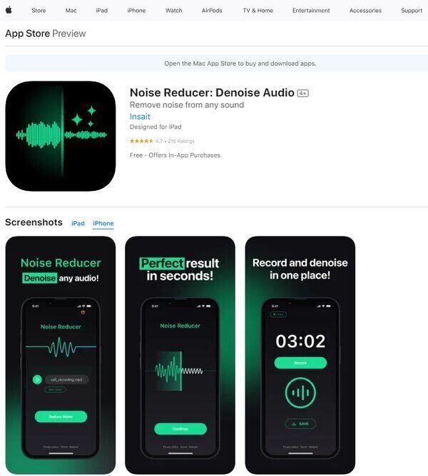 Noise Reducer Denoise Audio