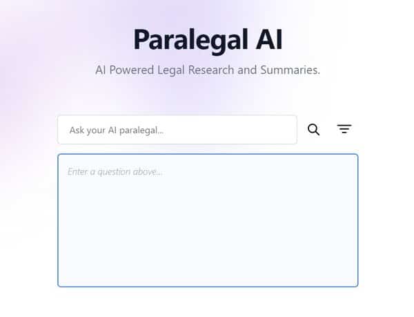 Paralegal AI