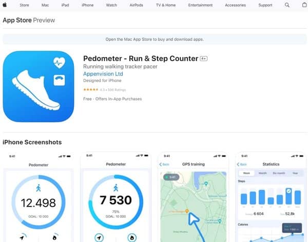 Pedometer Run & Step Counter