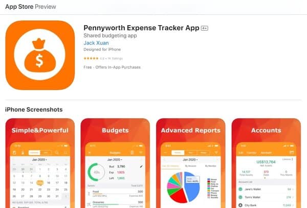 Pennyworth Expense Tracker App