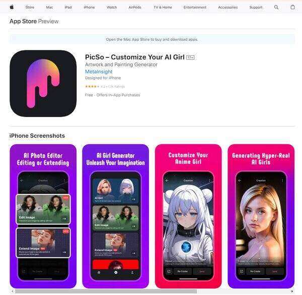 PicSo Customize Your AI Woman