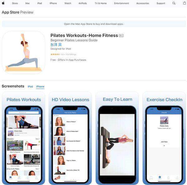 Pilates Workouts Home Fitness