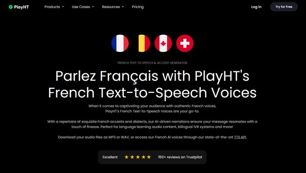 Play.ht French Accent Generator