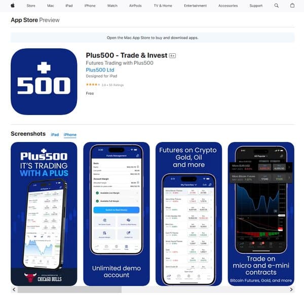 Plus500 Trade & Invest