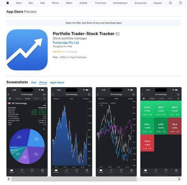 Portfolio Trader-Stock Tracker