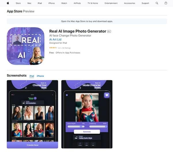 Real AI Image Photo Generator