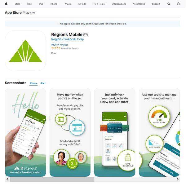 Regions Mobile Banking