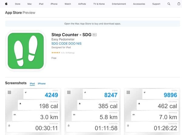 SDG Step Counter