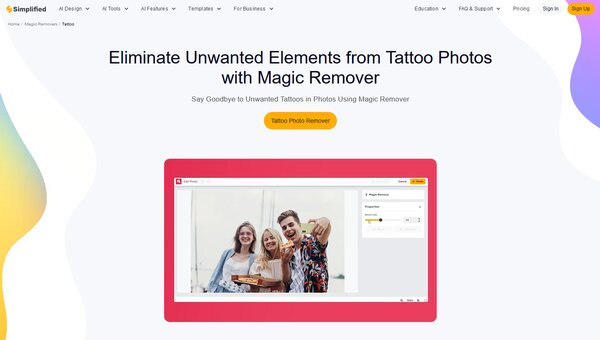 Simplified AI Tattoo Remover