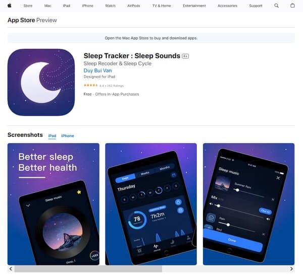 Sleep Tracking & Sounds