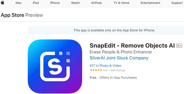 SnapEdit Spot Remover