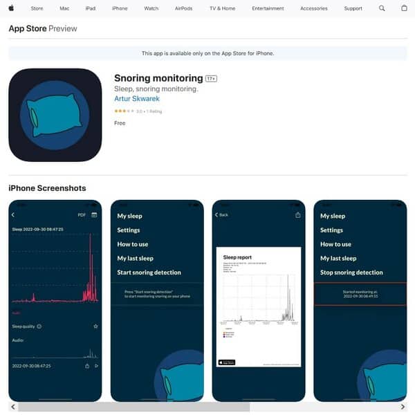 Snoring Monitoring