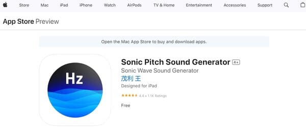 Sonic Pitch Sound Generator