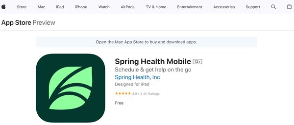Spring Health Mobile