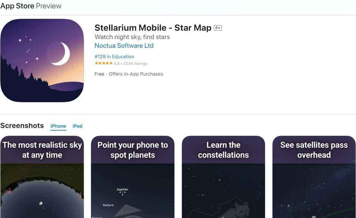 Stellarium Star Map