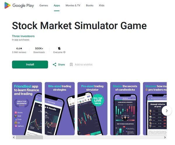 Stock Market Simulator Game