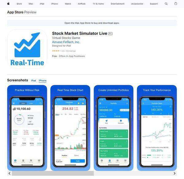 Stock Market Simulator Live