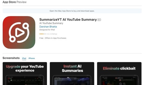 SummarizeYT AI YouTube Summary