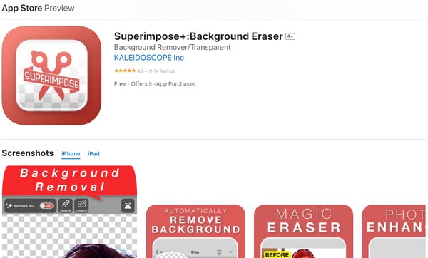 Superimpose+ BG Changer