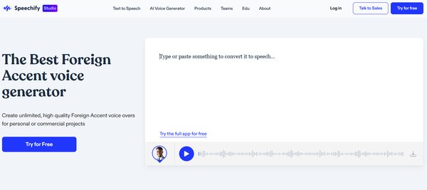 Synthesys.io Accent Generator