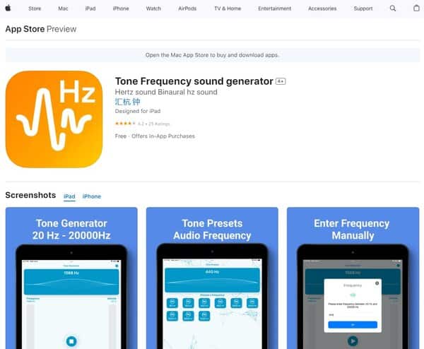 Tone Frequency Sound Generator