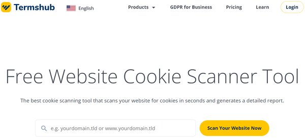 Web Cookies Scanner
