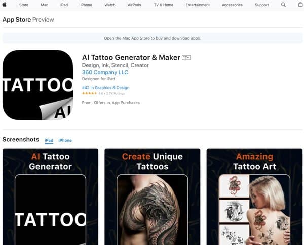 AI Tattoo Generator & Creator