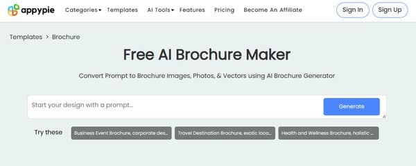 Appypie Free AI Brochure Maker