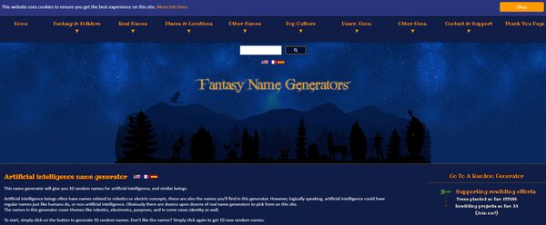 Fantasy Name Generator