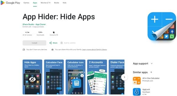 Hide Apps