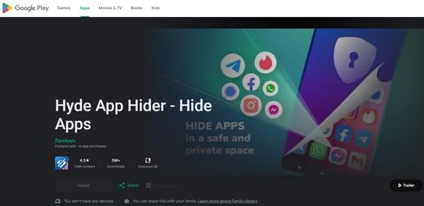 Hyde App Hider