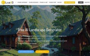 Live3D AI Landscape Design Generator