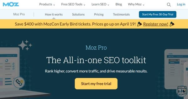 Moz pro