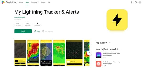 My Lightning Tracker & Alerts