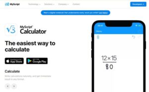 Calculator MyScript