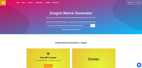 Myraah Dragon Name Generator