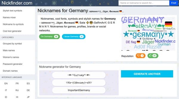 Nickfinder.com